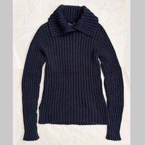 Banana Republic Dark Blue Sweater Size S Made in USA